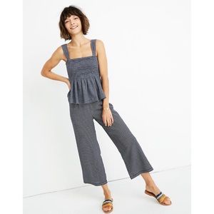 MADEWELL Texture & Thread Pull-On Pants in Stripe